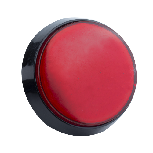 46mm 빨강색 원형 LED 아케이드 스위치 버튼